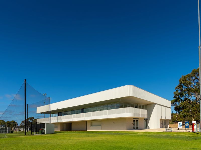 Photograph of Lockleys Sporting Facility building and sports oval
